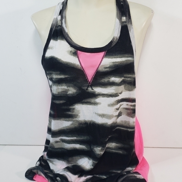 XHILARATION Racer Back Long Tee - Picture 1 of 4